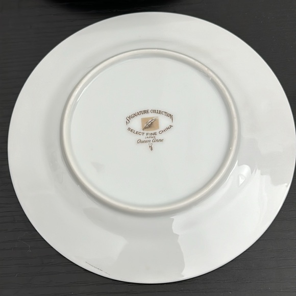 4 Queen Anne Signature Collection Select Fine China Bread/Dessert Plates - Picture 11 of 13
